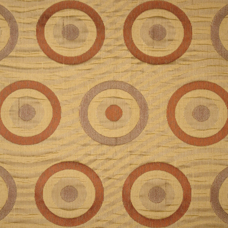 Antique Gold/Spice/Bronze Geometric Woven