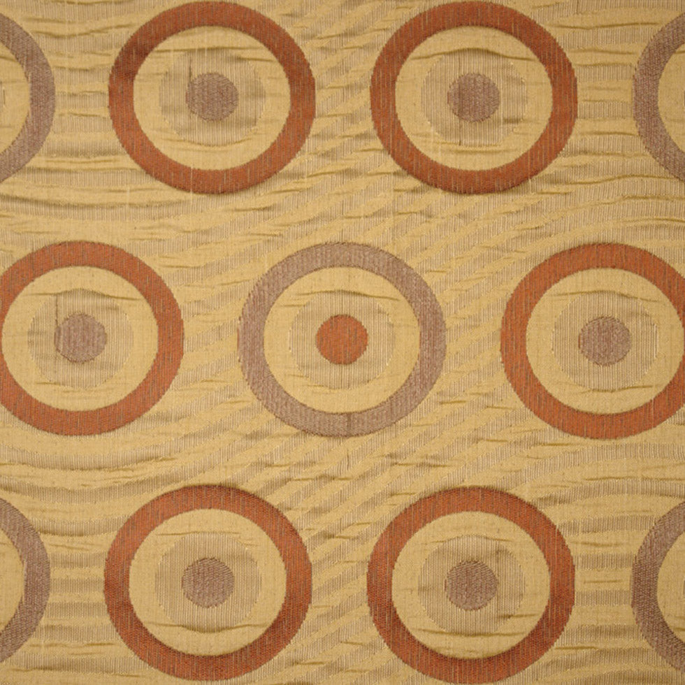 Antique Gold/Spice/Bronze Geometric Woven