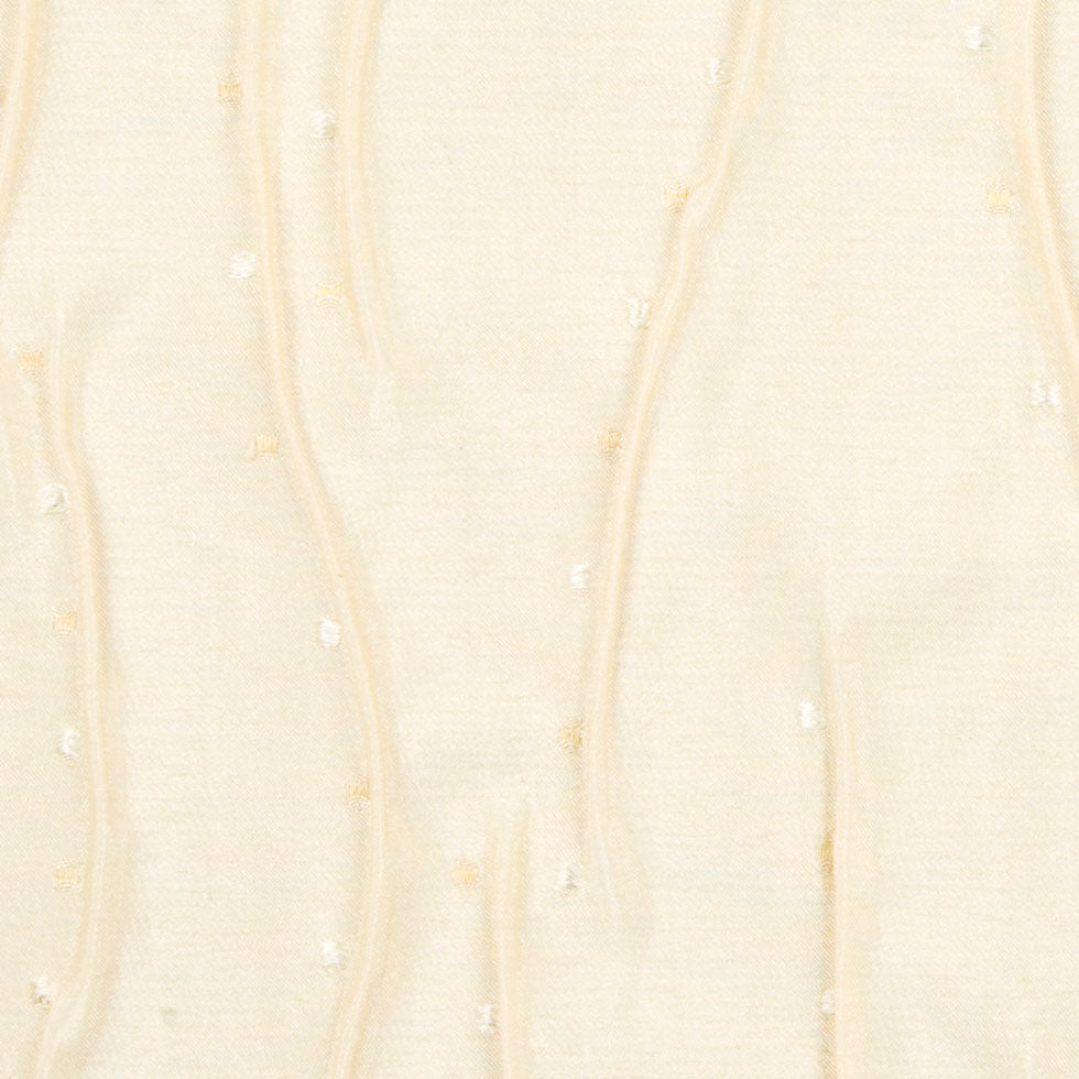 Cream Geometric Woven