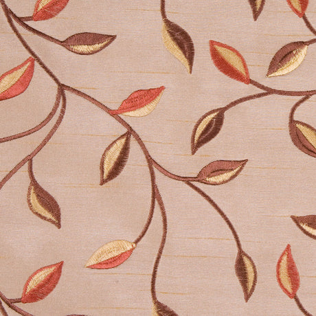 Victorian Gold/Rustique/Cinnamon/Gold Floral Shantung /Dupioni