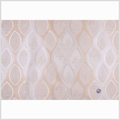 Soft Gold Geometric Woven