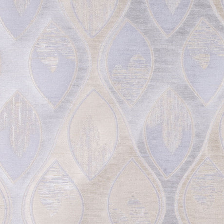 Soft Silver/Ice Blue Geometric Woven