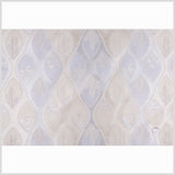 Soft Silver/Ice Blue Geometric Woven
