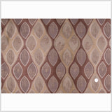 Chocolate/Antique Gold Geometric Woven