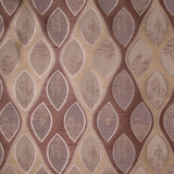 Chocolate/Antique Gold Geometric Woven