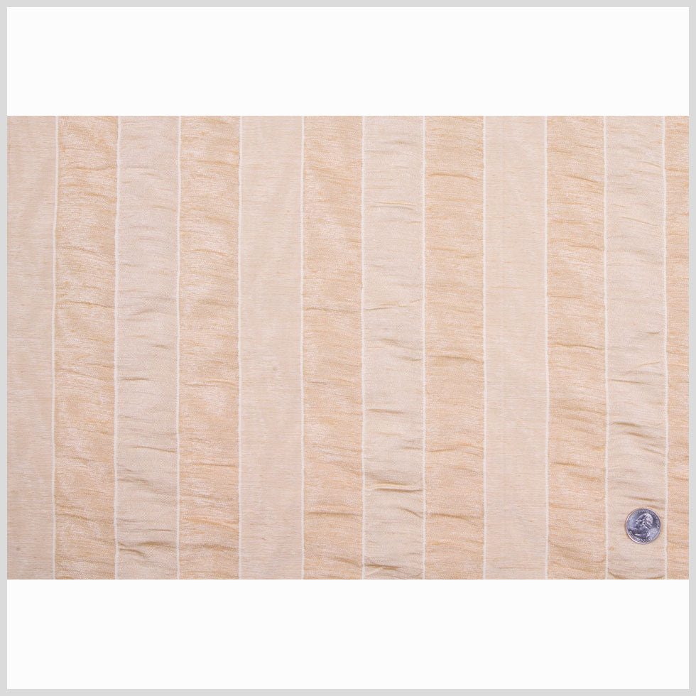 Soft Gold/Vanilla Stripes Woven