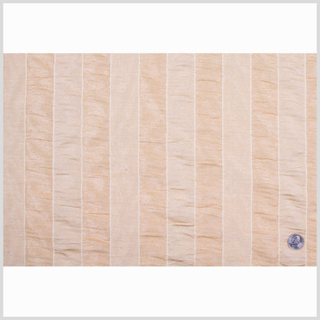 Soft Gold/Vanilla Stripes Woven