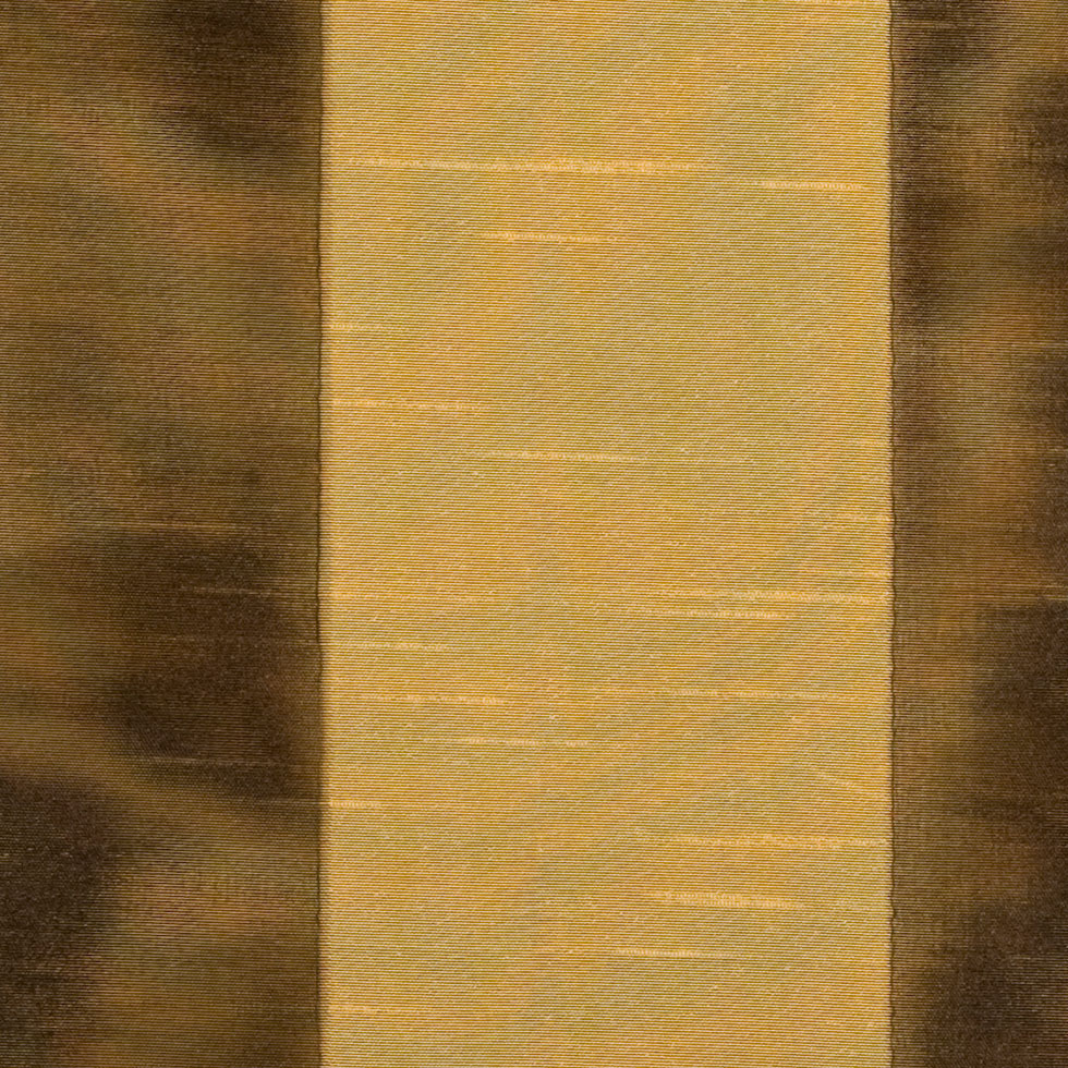 Chocolate/Antique Gold Stripes Woven