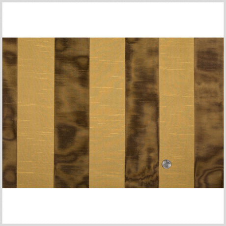 Chocolate/Antique Gold Stripes Woven