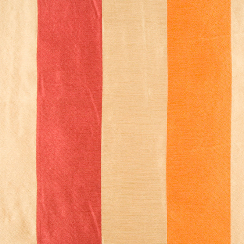 Cranberry/Pumpkin/Antique Gold Stripes Woven