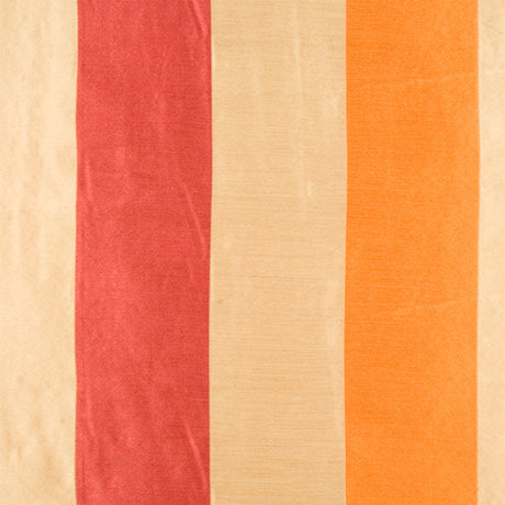 Cranberry/Pumpkin/Antique Gold Stripes Woven