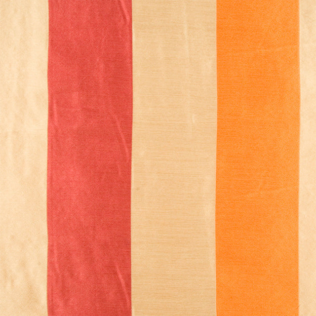 Cranberry/Pumpkin/Antique Gold Stripes Woven