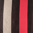 Black/Cranberry/Stone Stripes Woven
