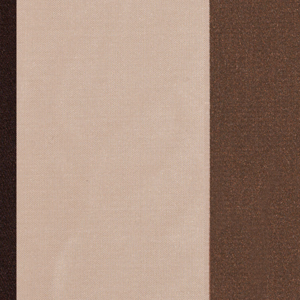 Chocolate/Beige/Antique Gold Stripes Woven