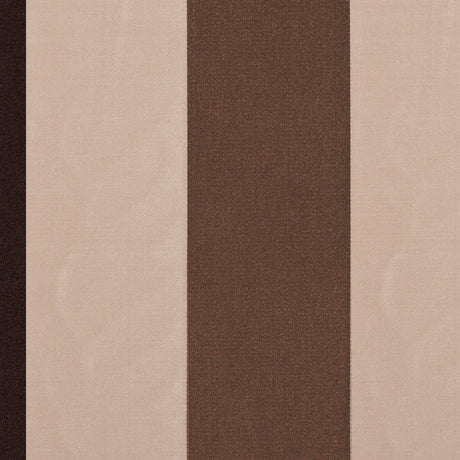 Chocolate/Beige/Antique Gold Stripes Woven