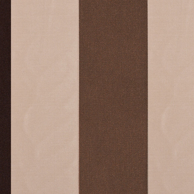 Chocolate/Beige/Antique Gold Stripes Woven