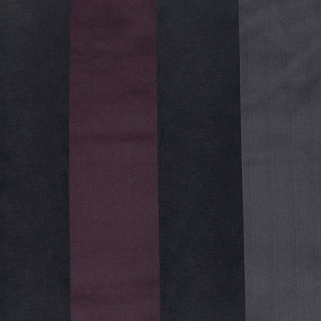 Black/Deep Plum/Dirty Beige Stripes Woven