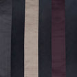 Black/Deep Plum/Dirty Beige Stripes Woven