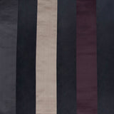 Black/Deep Plum/Dirty Beige Stripes Woven