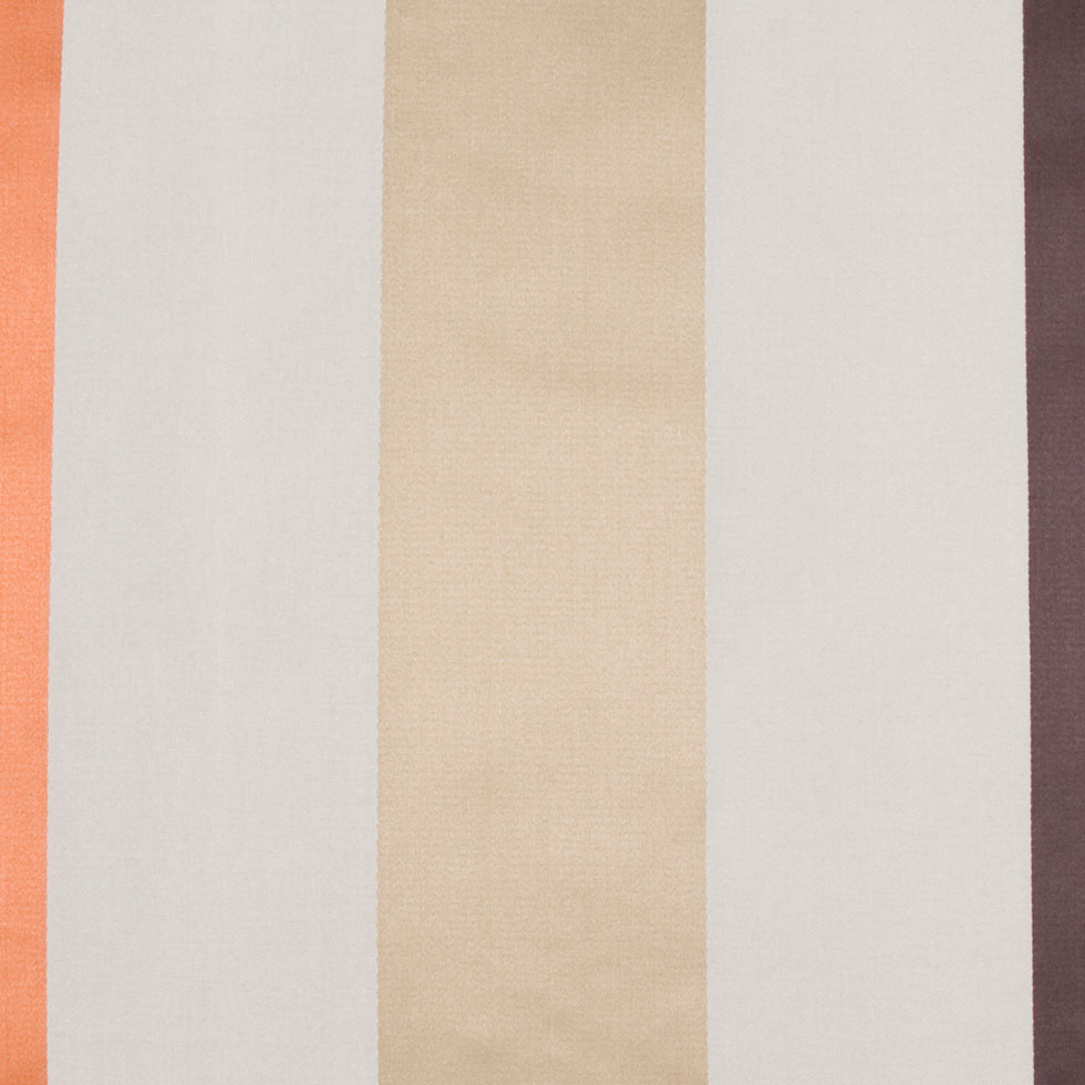 Cappuccino/Terracotta/Chocolate Stripes Woven