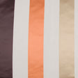 Cappuccino/Terracotta/Chocolate Stripes Woven