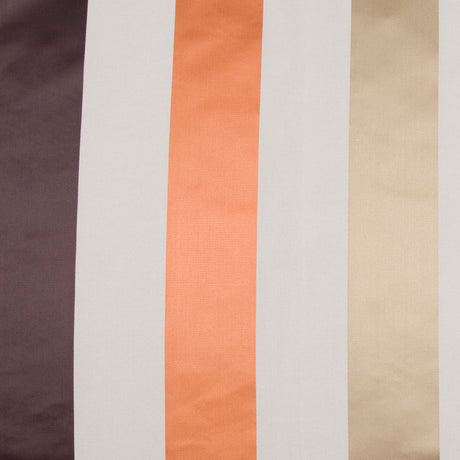 Cappuccino/Terracotta/Chocolate Stripes Woven
