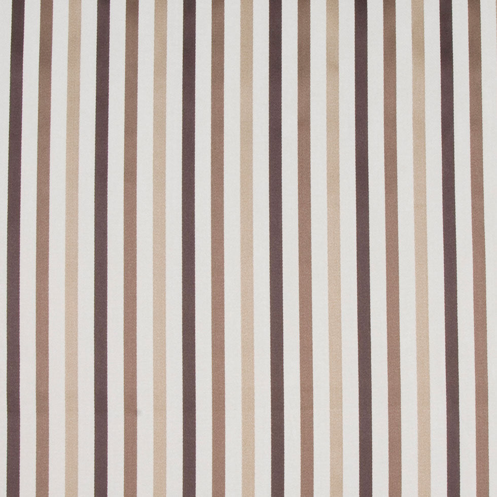 Chocolate/Beige/Antique Gold Stripes Woven
