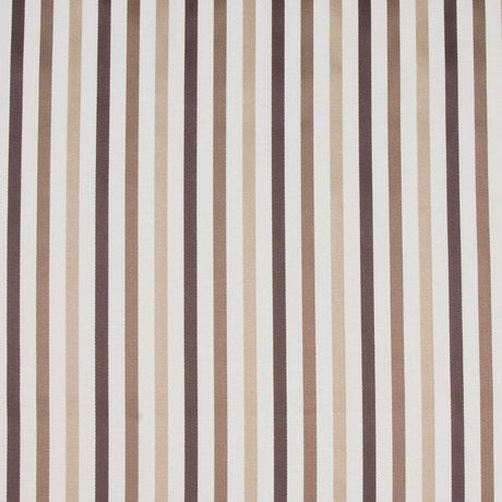 Chocolate/Beige/Antique Gold Stripes Woven