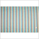Cream/Chocolate/Kiwi Stripes Woven