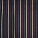 Black/Deep Plum/Dirty Beige Stripes Woven