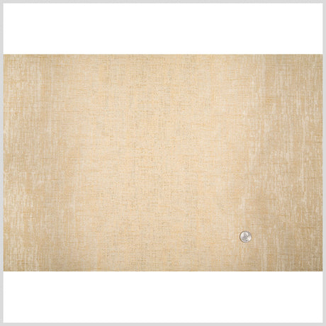 Cream/Soft Gold Solid Woven