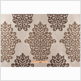Cream/Chocolate Damask Brocade