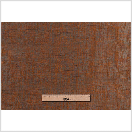 Cashmere/Terracotta Polyester Brocade