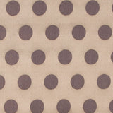 Gold/Chocolate Polka Dots Woven