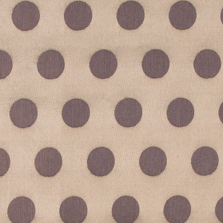 Gold/Chocolate Polka Dots Woven
