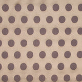 Gold/Chocolate Polka Dots Woven