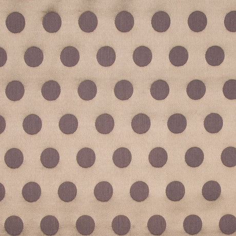 Gold/Chocolate Polka Dots Woven