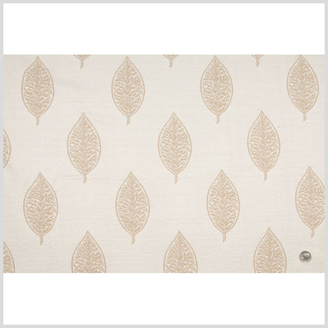 Sisal/Off-White Floral Woven