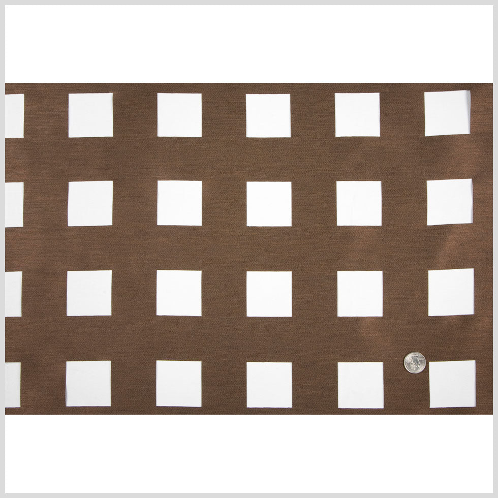 Chocolate Checks Burnout & Lasercut