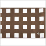 Chocolate Checks Burnout & Lasercut
