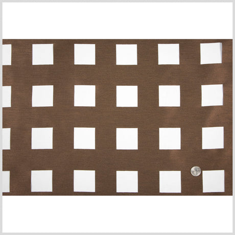 Chocolate Checks Burnout & Lasercut