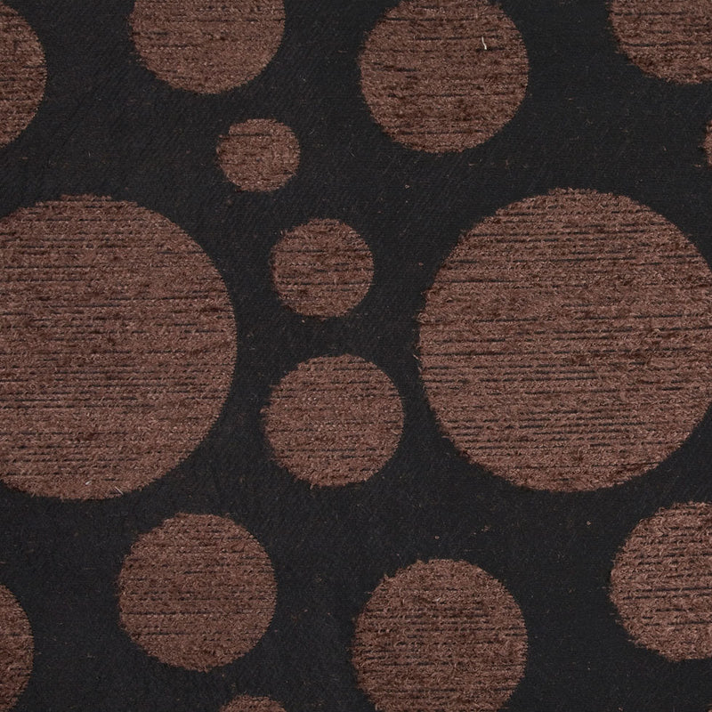Black/Brown Polka Dots Woven