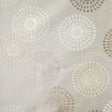 Citra Green/Victorian Gold/Cream Floral Shantung /Dupioni