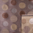 Brown Gold/Victorian Gold Geometric Shantung /Dupioni