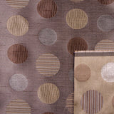 Brown Gold/Victorian Gold Geometric Shantung /Dupioni