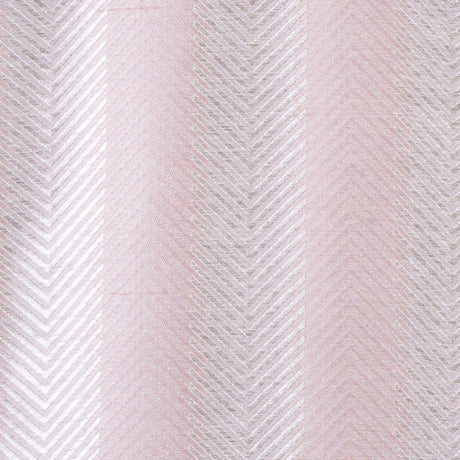 Baby Pink/Cream Stripes Shantung /Dupioni