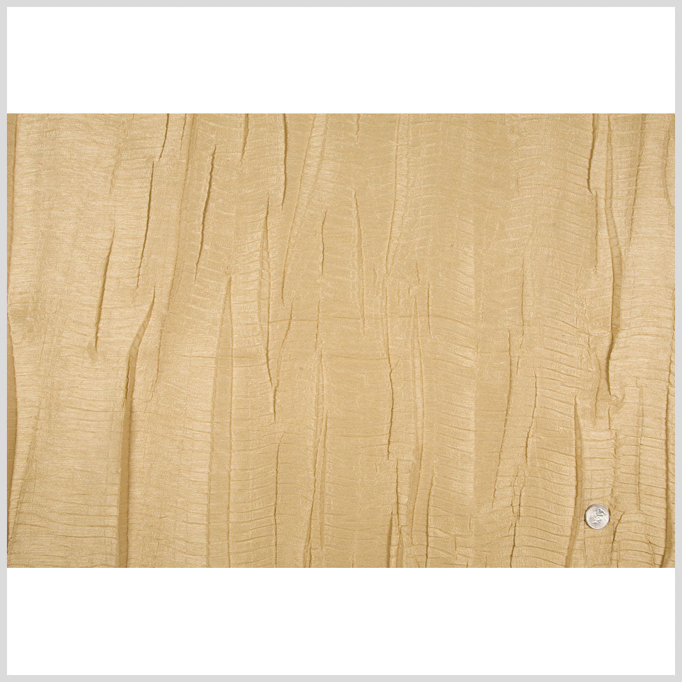 Dark Camel Crinkled Woven