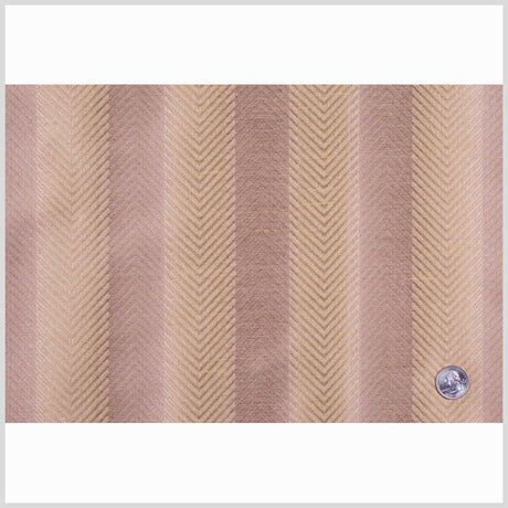 Victorian Gold/Plateau Gold Stripes Shantung /Dupioni