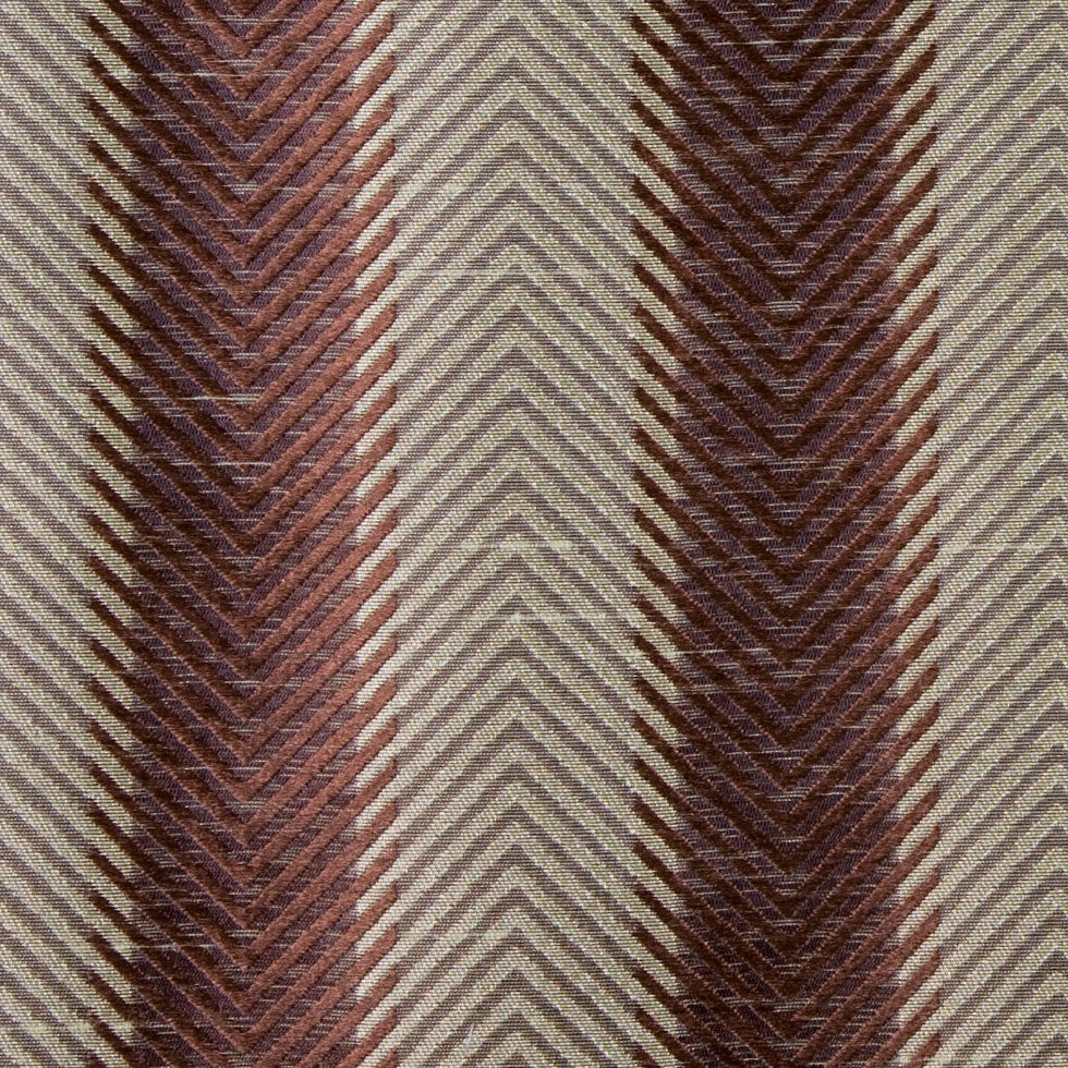 Chocolate/Mint Stripes Shantung /Dupioni