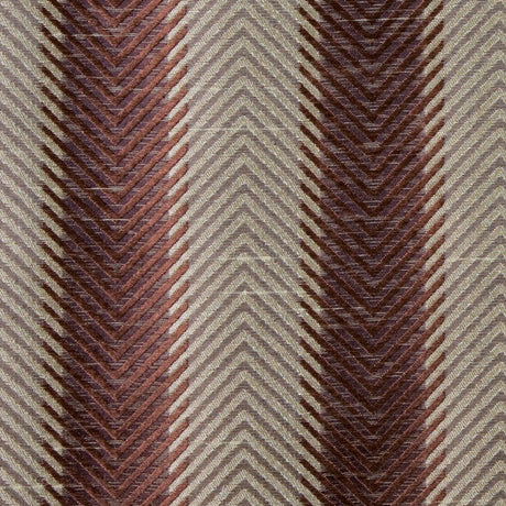 Chocolate/Mint Stripes Shantung /Dupioni